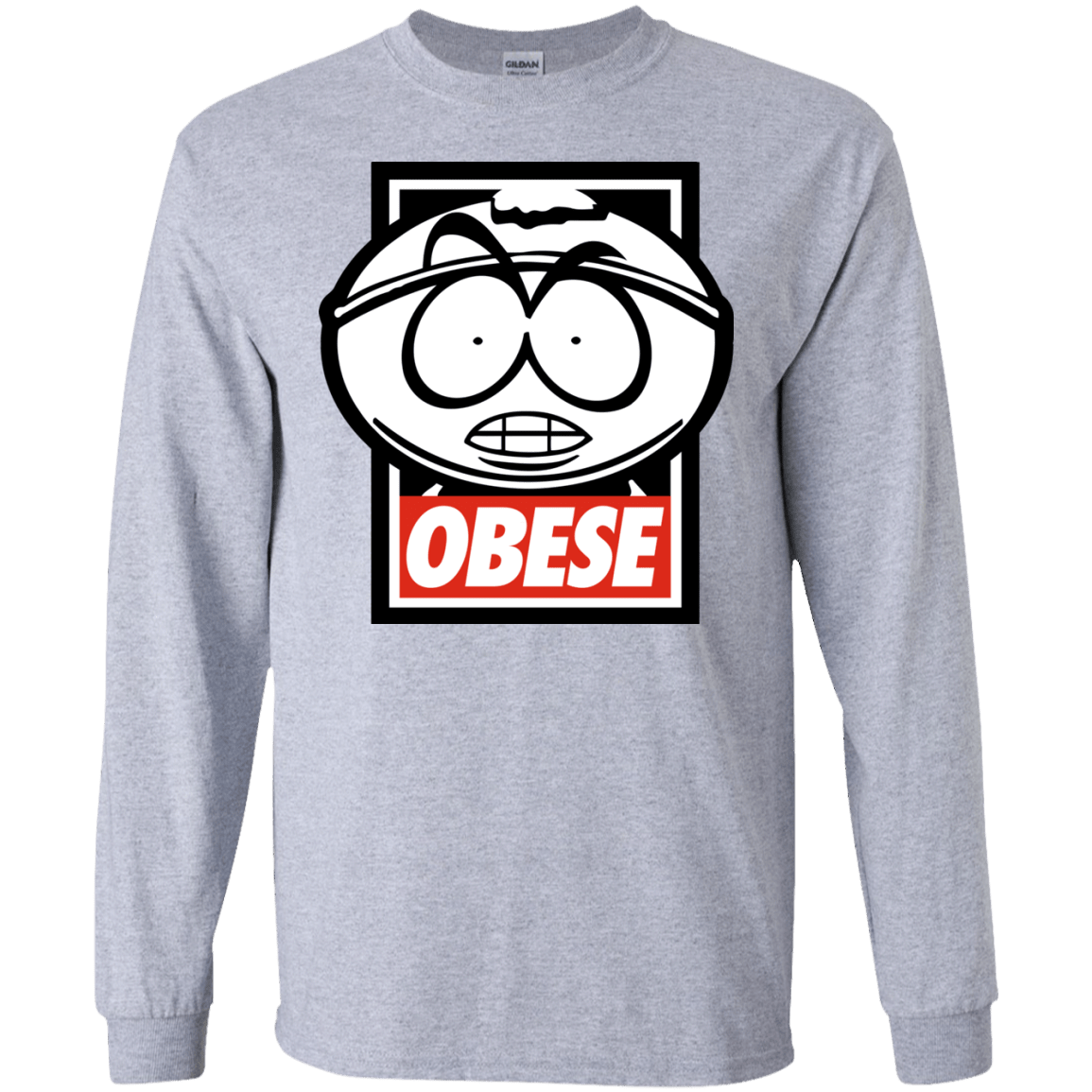 T-Shirts Sport Grey / S Obese Men's Long Sleeve T-Shirt