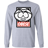 T-Shirts Sport Grey / S Obese Men's Long Sleeve T-Shirt