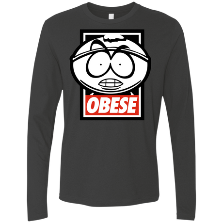 T-Shirts Heavy Metal / S Obese Men's Premium Long Sleeve