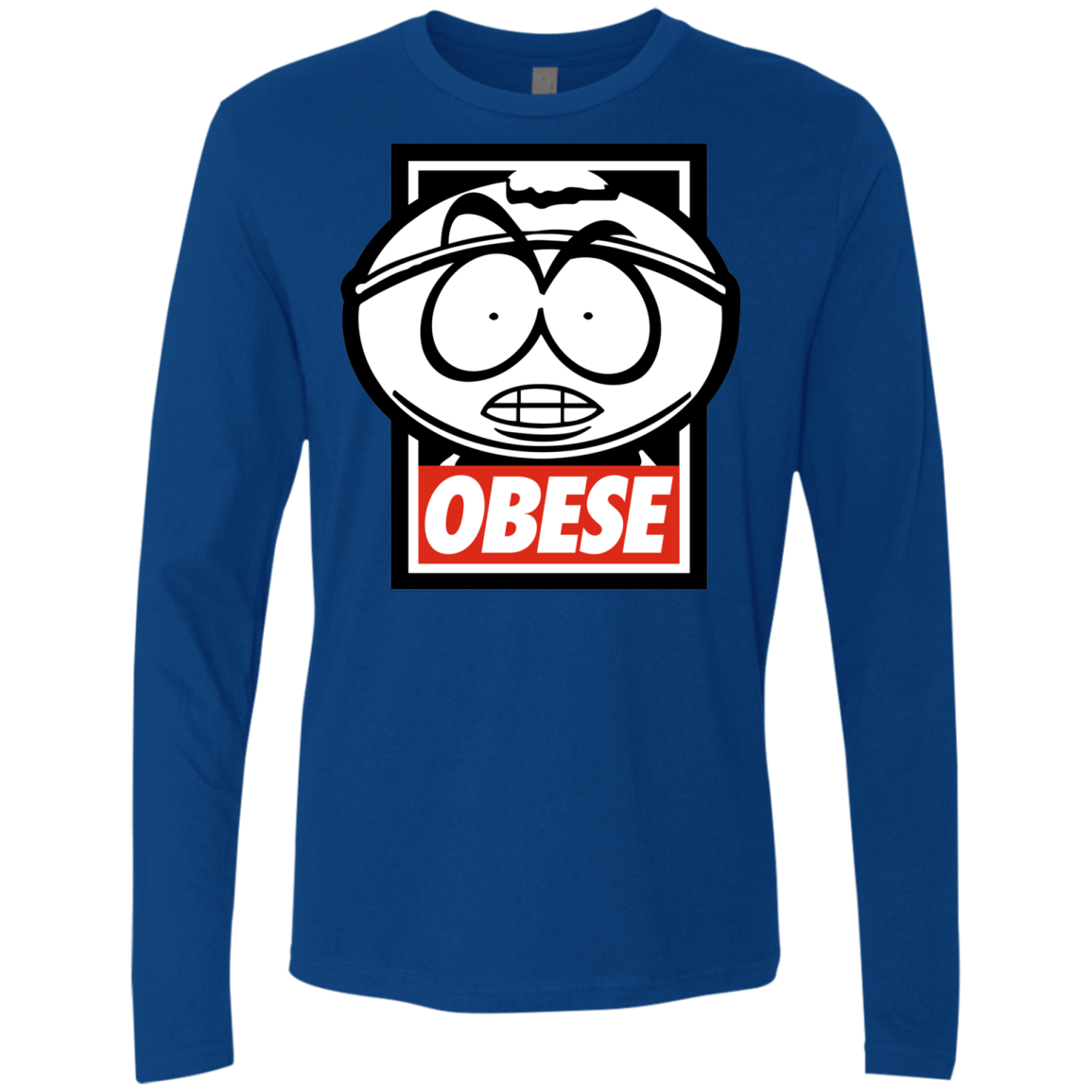T-Shirts Royal / S Obese Men's Premium Long Sleeve