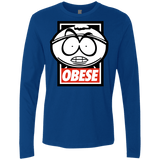 T-Shirts Royal / S Obese Men's Premium Long Sleeve