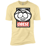 T-Shirts Banana Cream / X-Small Obese Men's Premium T-Shirt