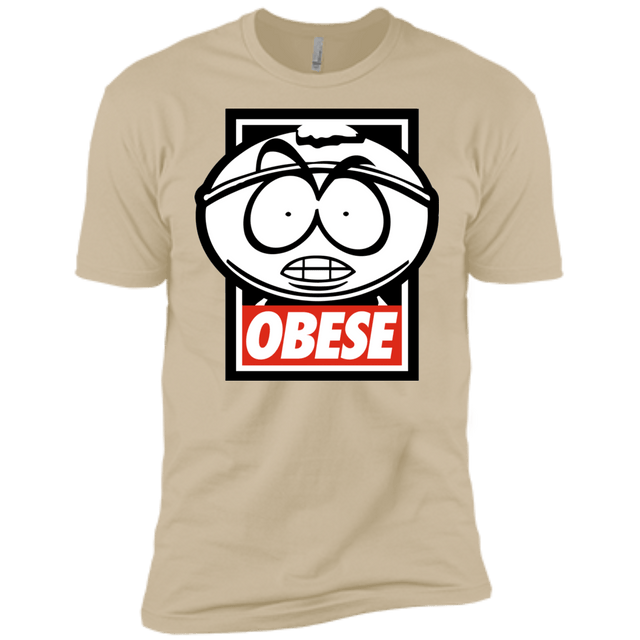 T-Shirts Sand / X-Small Obese Men's Premium T-Shirt