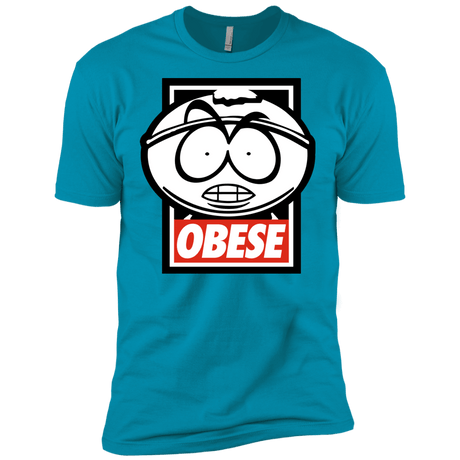 T-Shirts Turquoise / X-Small Obese Men's Premium T-Shirt