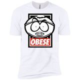 T-Shirts White / X-Small Obese Men's Premium T-Shirt