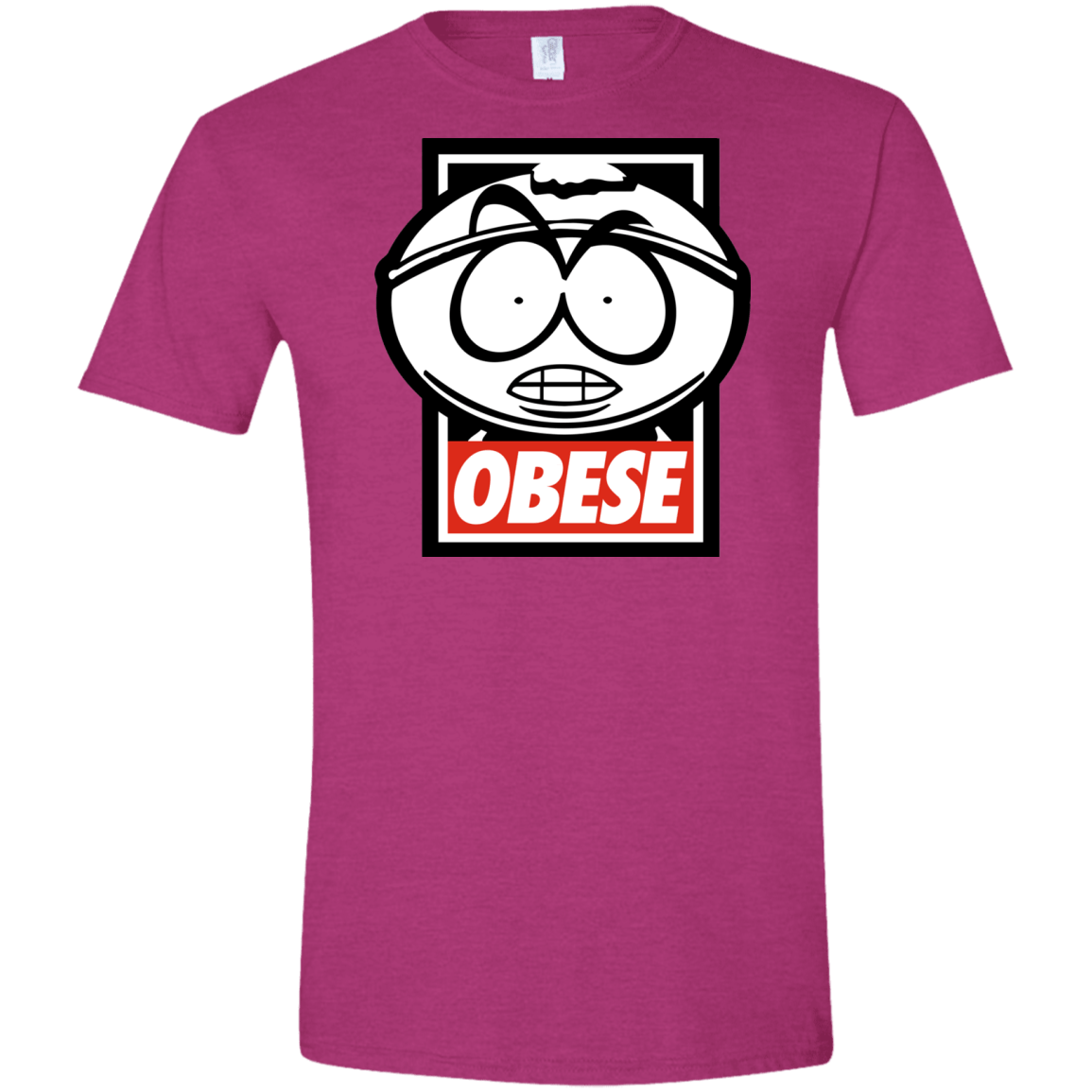 T-Shirts Antique Heliconia / S Obese Men's Semi-Fitted Softstyle