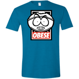 T-Shirts Antique Sapphire / S Obese Men's Semi-Fitted Softstyle