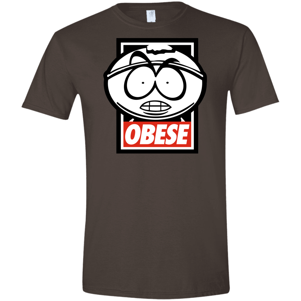 T-Shirts Dark Chocolate / S Obese Men's Semi-Fitted Softstyle