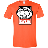T-Shirts Orange / S Obese Men's Semi-Fitted Softstyle