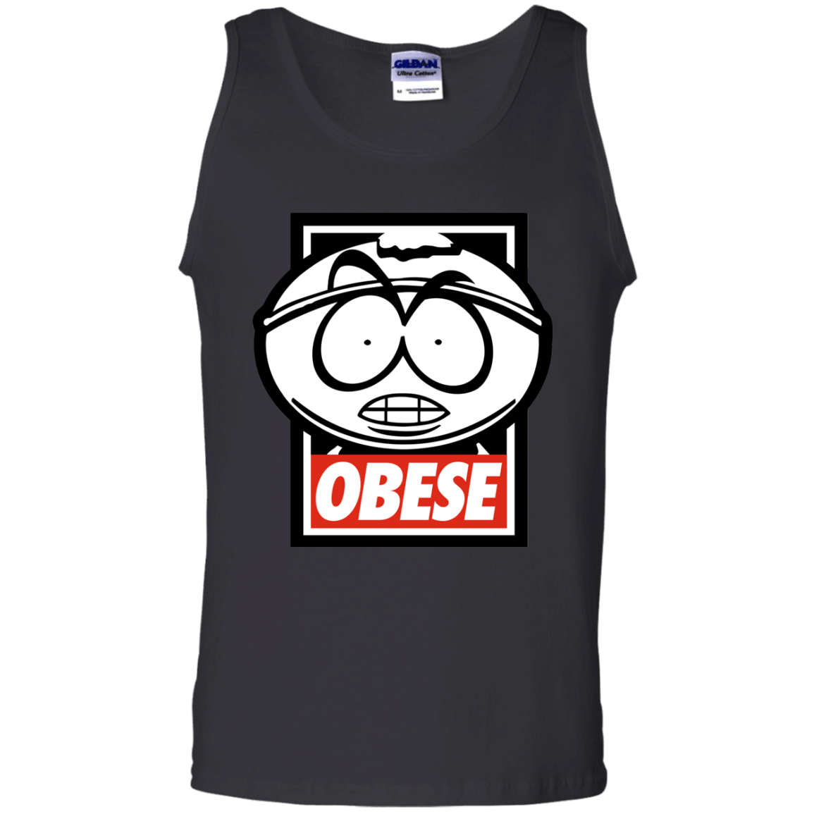 T-Shirts Black / S Obese Men's Tank Top
