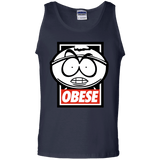T-Shirts Navy / S Obese Men's Tank Top