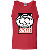 T-Shirts Red / S Obese Men's Tank Top