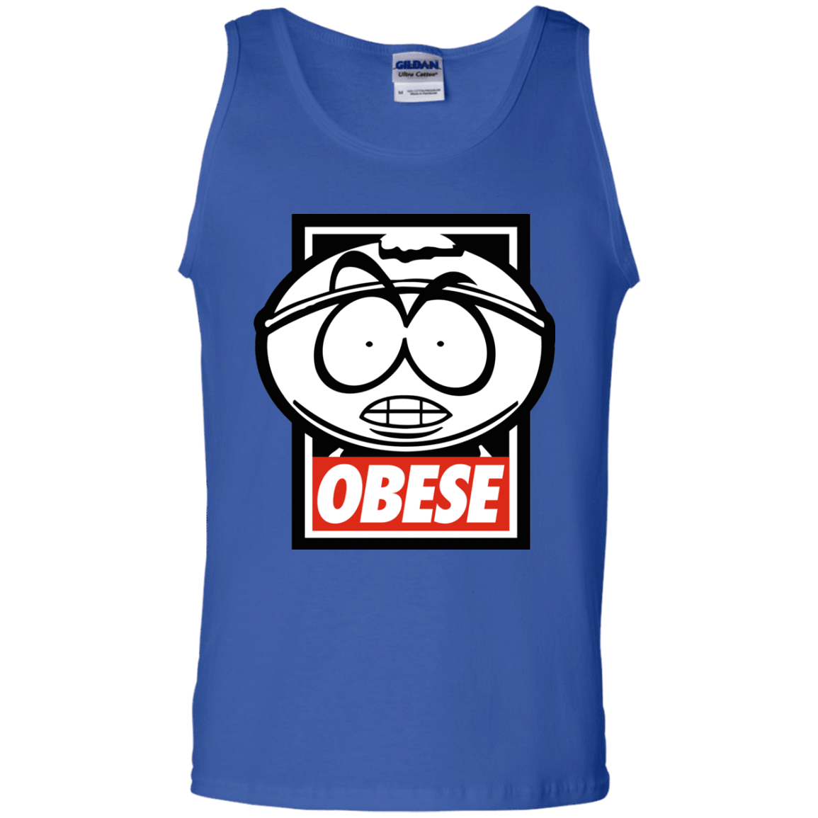 T-Shirts Royal / S Obese Men's Tank Top