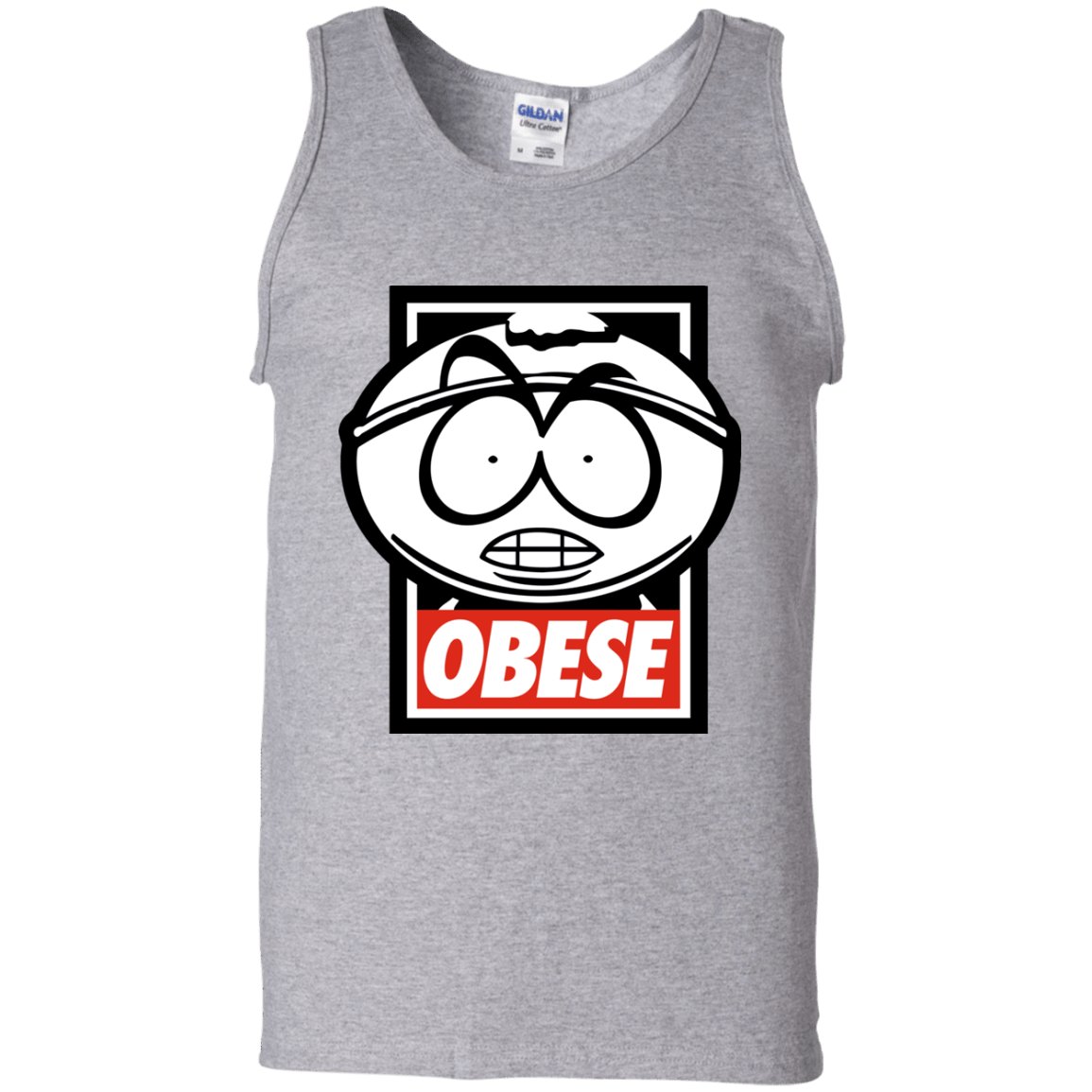T-Shirts Sport Grey / S Obese Men's Tank Top