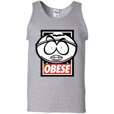 T-Shirts Sport Grey / S Obese Men's Tank Top