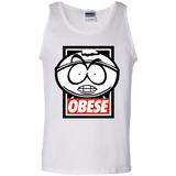 T-Shirts White / S Obese Men's Tank Top
