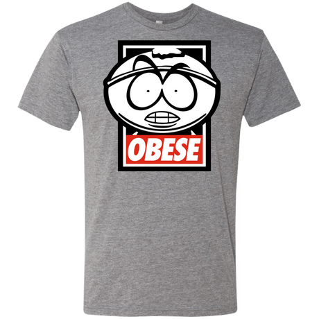 T-Shirts Premium Heather / S Obese Men's Triblend T-Shirt