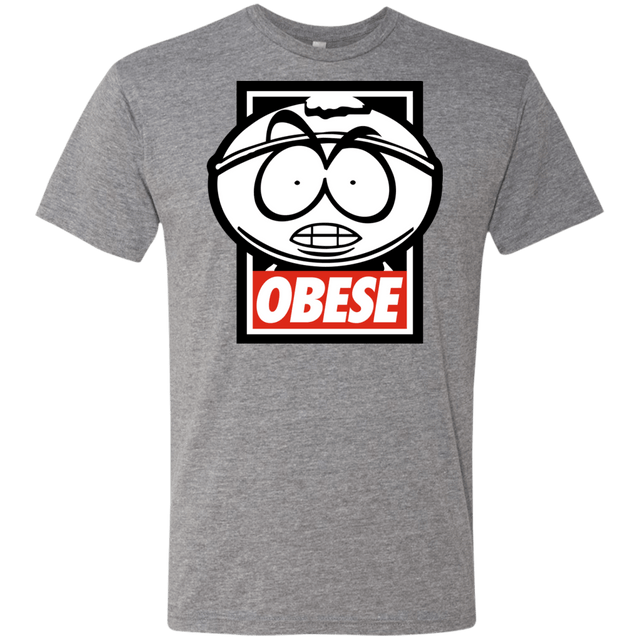 T-Shirts Premium Heather / S Obese Men's Triblend T-Shirt