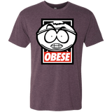 T-Shirts Vintage Purple / S Obese Men's Triblend T-Shirt