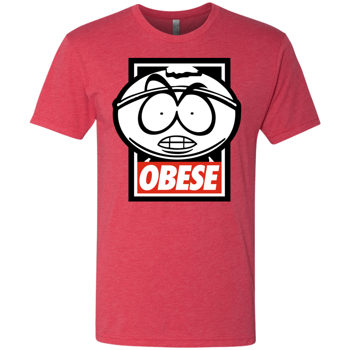 T-Shirts Vintage Red / S Obese Men's Triblend T-Shirt