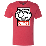 T-Shirts Vintage Red / S Obese Men's Triblend T-Shirt