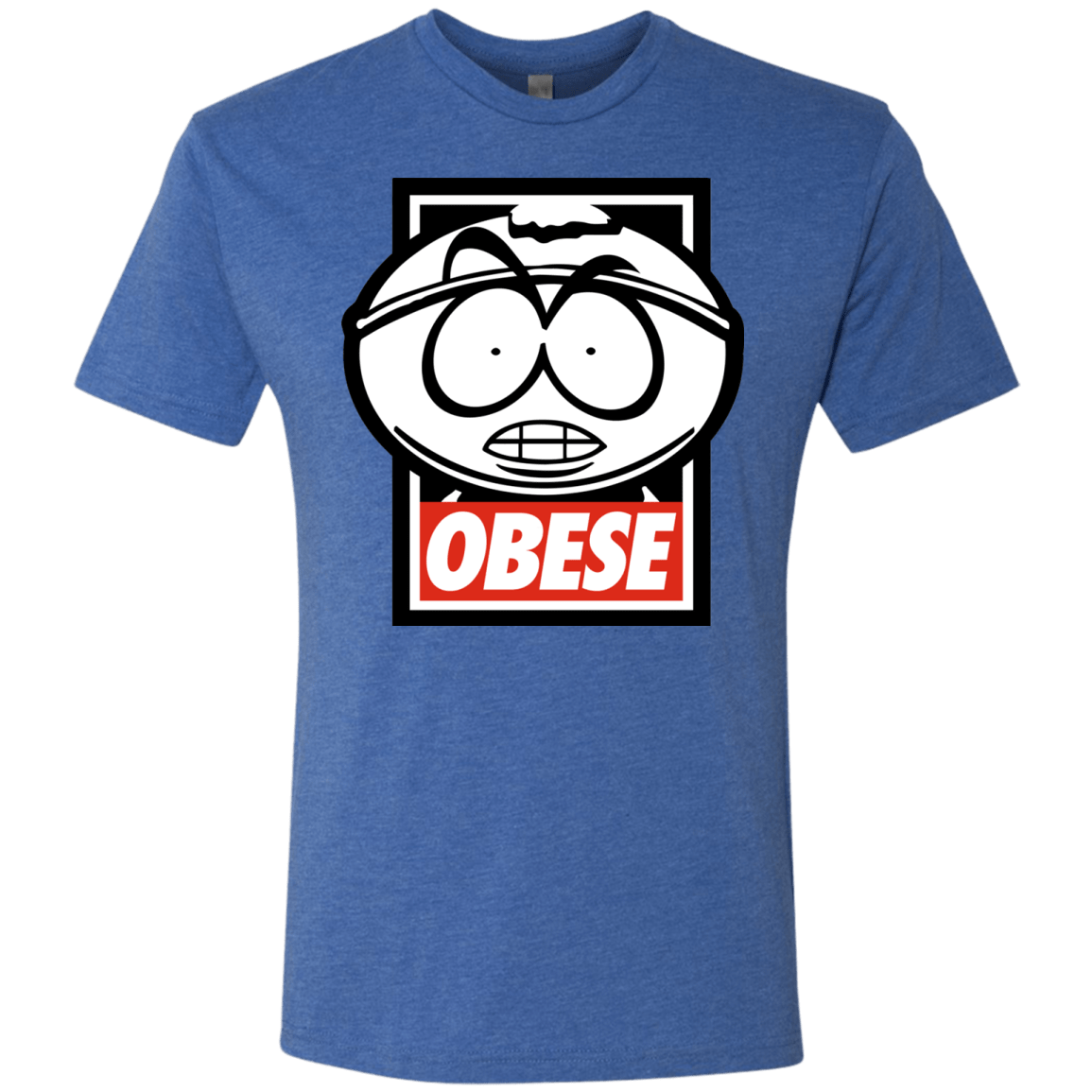 T-Shirts Vintage Royal / S Obese Men's Triblend T-Shirt