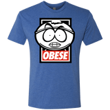 T-Shirts Vintage Royal / S Obese Men's Triblend T-Shirt