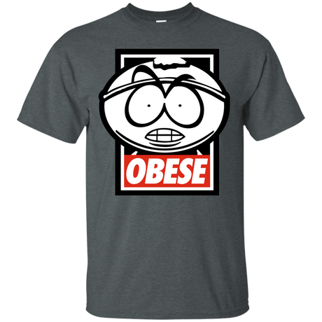 T-Shirts Dark Heather / S Obese T-Shirt