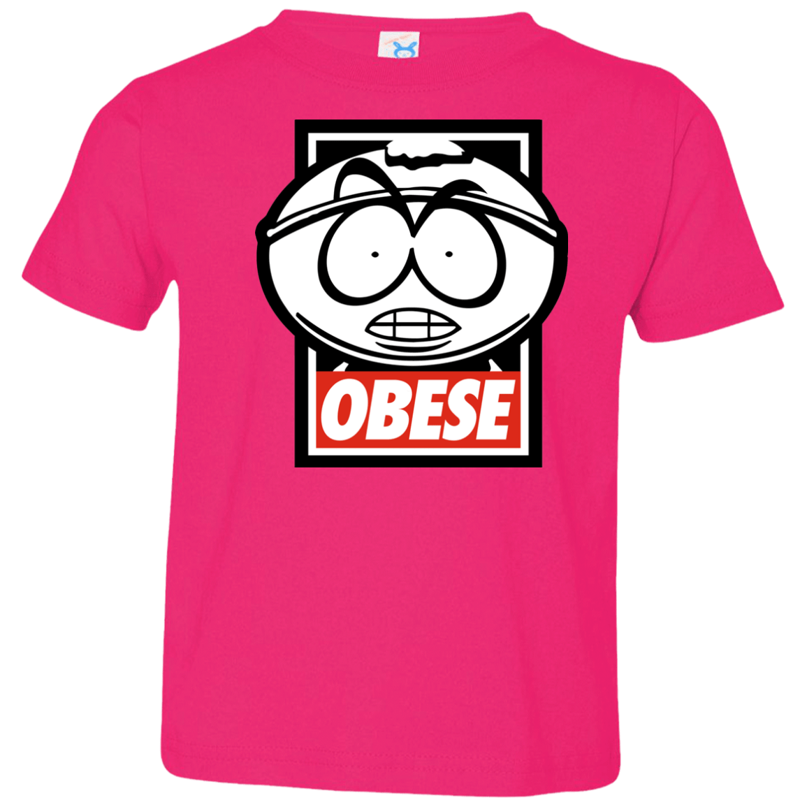 T-Shirts Hot Pink / 2T Obese Toddler Premium T-Shirt