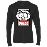 T-Shirts Vintage Black / X-Small Obese Triblend Long Sleeve Hoodie Tee