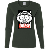 T-Shirts Forest / S Obese Women's Long Sleeve T-Shirt