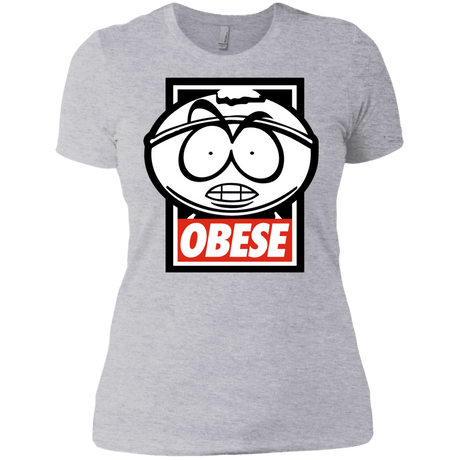 T-Shirts Heather Grey / X-Small Obese Women's Premium T-Shirt