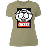 T-Shirts Light Olive / X-Small Obese Women's Premium T-Shirt