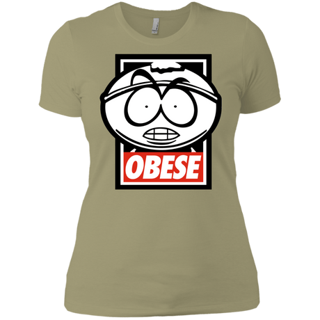 T-Shirts Light Olive / X-Small Obese Women's Premium T-Shirt