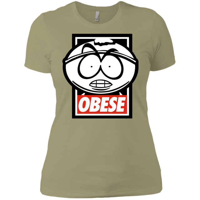 T-Shirts Light Olive / X-Small Obese Women's Premium T-Shirt