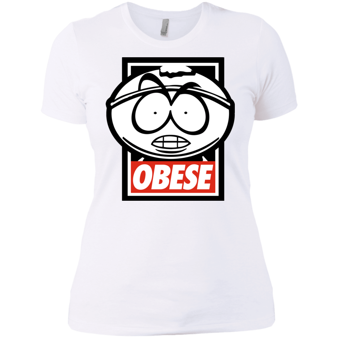 T-Shirts White / X-Small Obese Women's Premium T-Shirt