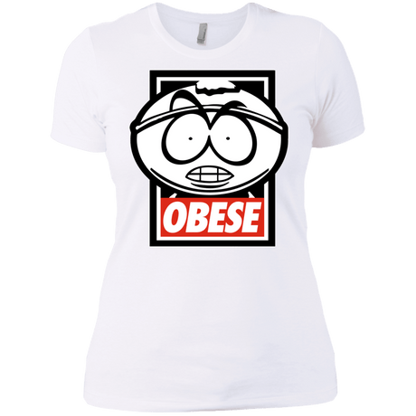 T-Shirts White / X-Small Obese Women's Premium T-Shirt