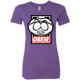 T-Shirts Purple Rush / S Obese Women's Triblend T-Shirt