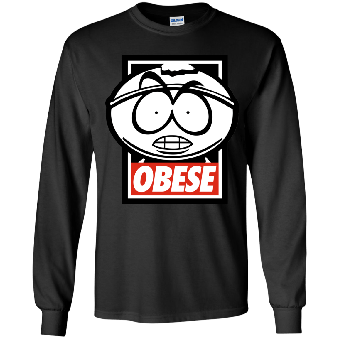 T-Shirts Black / YS Obese Youth Long Sleeve T-Shirt