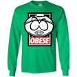 T-Shirts Irish Green / YS Obese Youth Long Sleeve T-Shirt