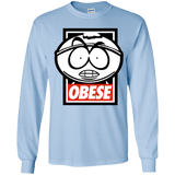 T-Shirts Light Blue / YS Obese Youth Long Sleeve T-Shirt