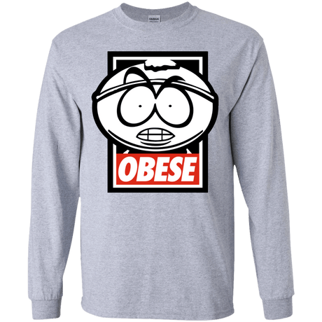 T-Shirts Sport Grey / YS Obese Youth Long Sleeve T-Shirt