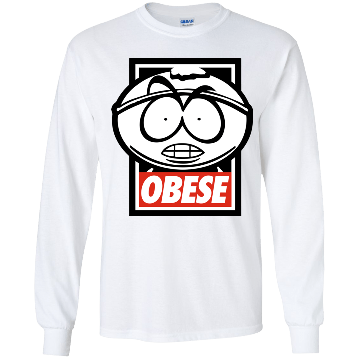 T-Shirts White / YS Obese Youth Long Sleeve T-Shirt