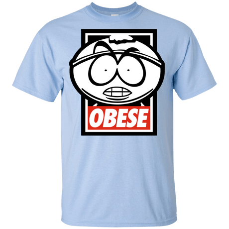 T-Shirts Light Blue / YXS Obese Youth T-Shirt