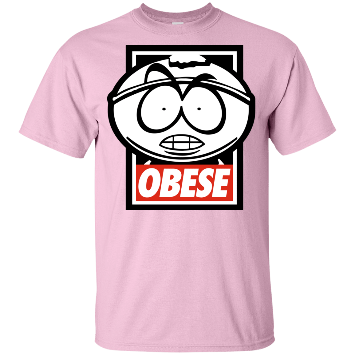 T-Shirts Light Pink / YXS Obese Youth T-Shirt