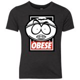 T-Shirts Vintage Black / YXS Obese Youth Triblend T-Shirt