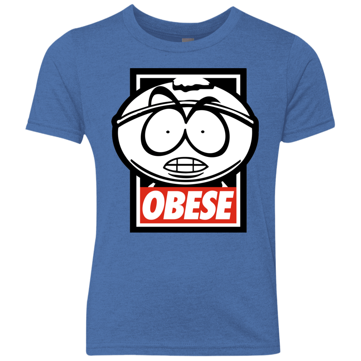 T-Shirts Vintage Royal / YXS Obese Youth Triblend T-Shirt