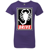 T-Shirts Purple Rush / YXS Obey and drive Girls Premium T-Shirt