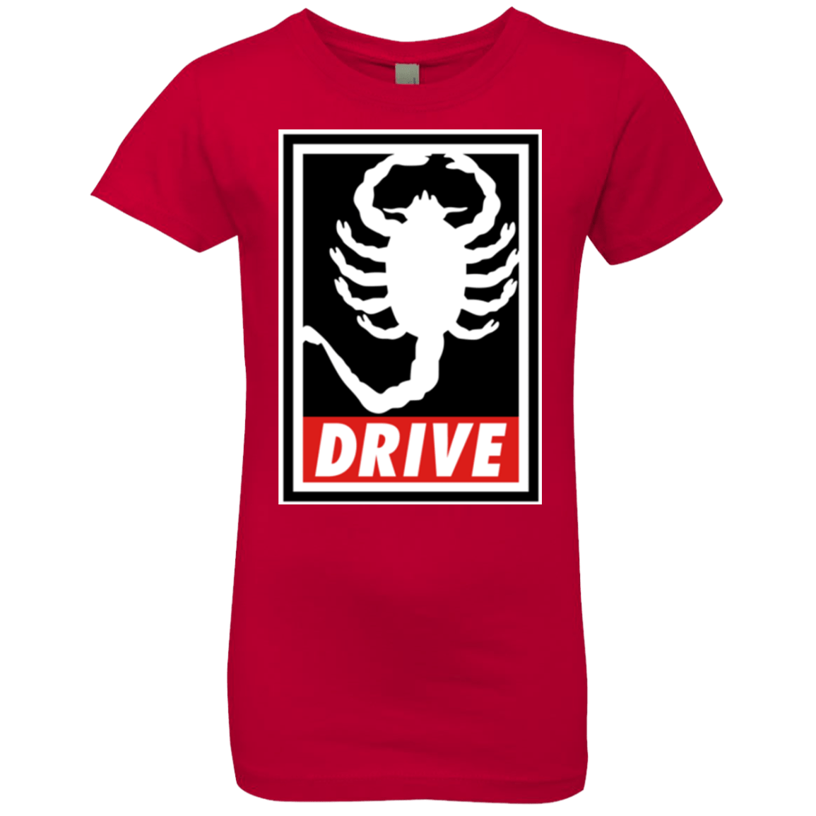 T-Shirts Red / YXS Obey and drive Girls Premium T-Shirt