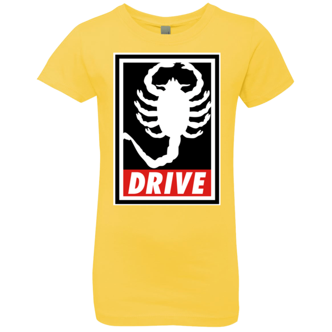 T-Shirts Vibrant Yellow / YXS Obey and drive Girls Premium T-Shirt
